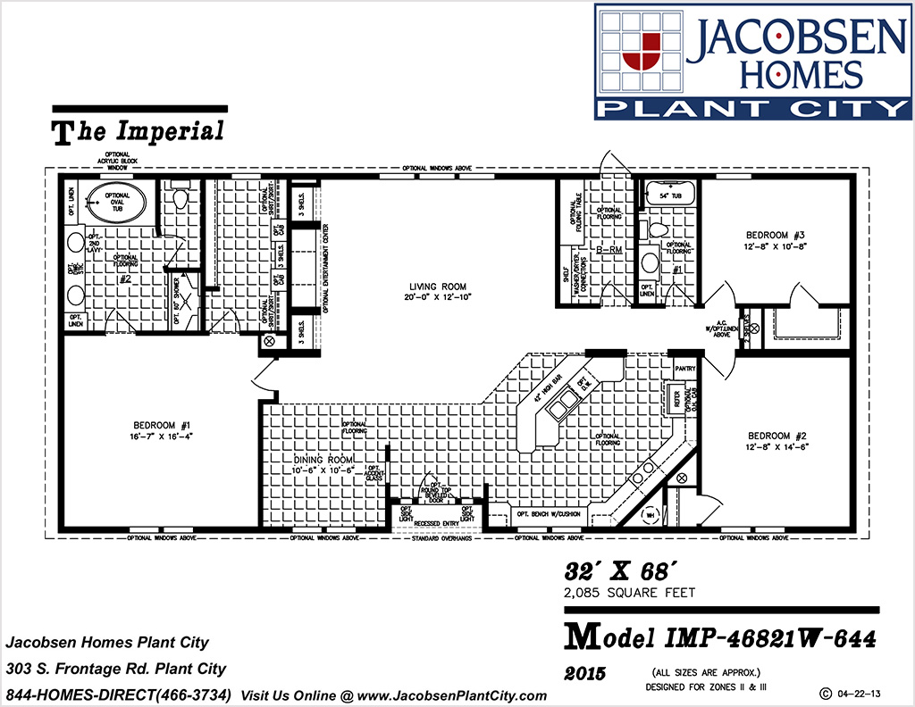 2 000 Sq Ft Manufactured And Modular Homes Jacobsen Mobile Plant City