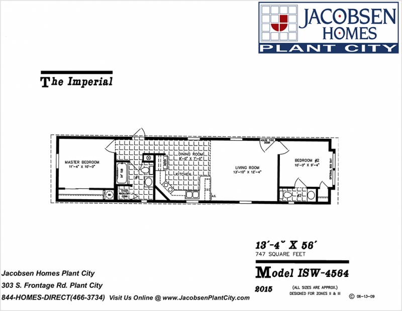 Manufactured & Modular Home Floor Plans by Bedrooms - Jacobsen Mobile ...