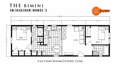 Manufactured & Modular Home Floor Plans by Bedrooms - Jacobsen Mobile ...