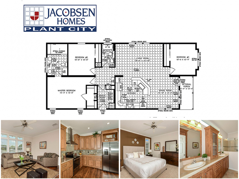 1 400 1 599 Sq Ft Manufactured And Modular Homes Jacobsen Mobile Homes Plant City