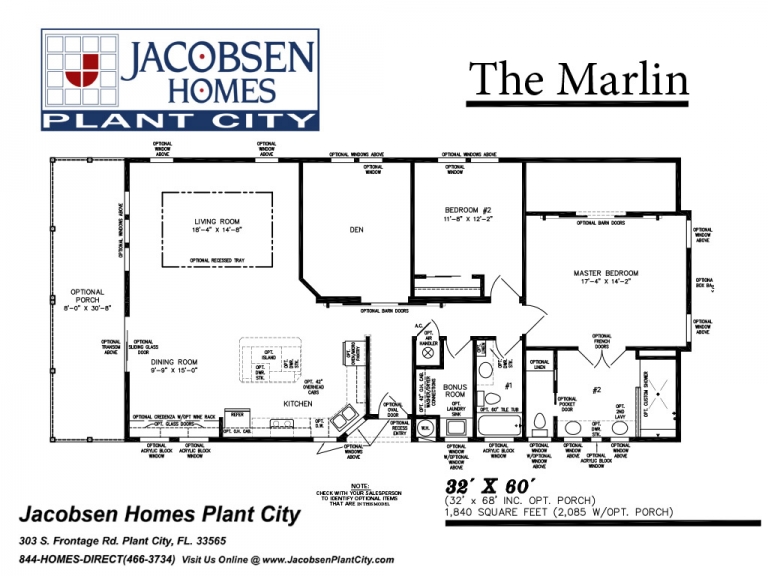 jacobsen-plant-city-manufactured-home-floorplan-marlin-2019 - Jacobsen ...