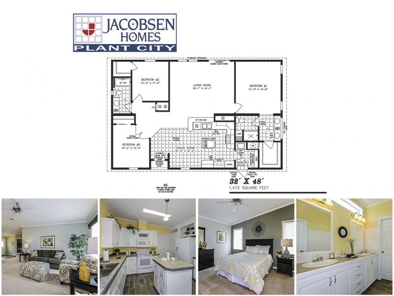 1 400 1 599 Sq Ft Manufactured And Modular Homes Jacobsen Mobile Homes Plant City