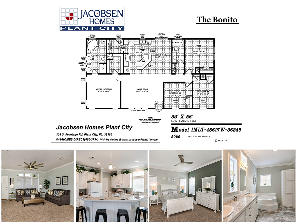 My Jacobsen Homes Floorplan Bonito Jacobsen Mobile Homes Plant City