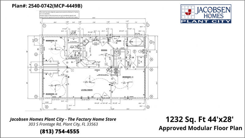 Jacobsen Approved Modular Floor Plans